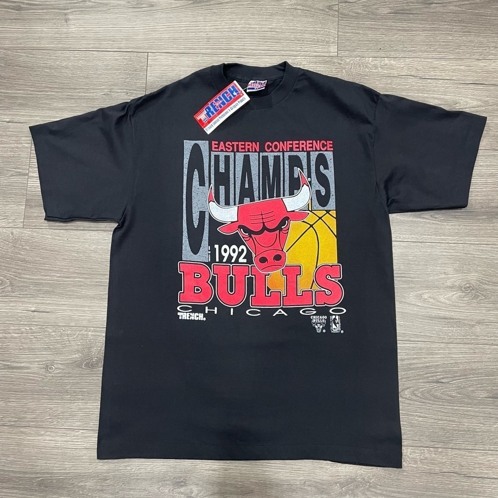 Vintage 1992 Chicago Bulls Eastern Conference (NWT Trench Ultra Sz‎ XL NWT